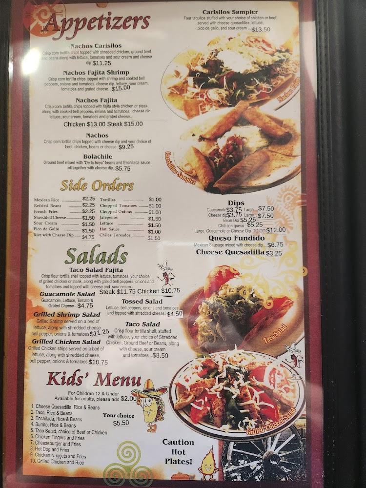Carisilos Menu image 1