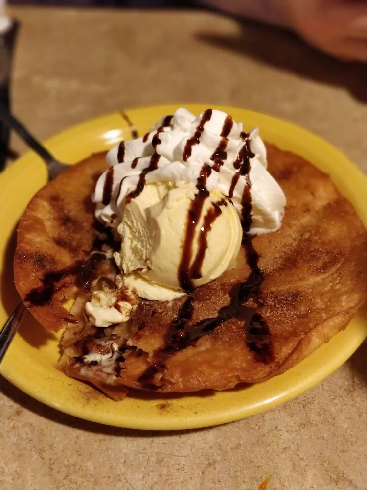 Sopapilla with Ice Cream
